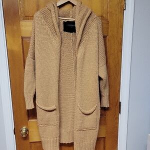 MARCELLA MODA NYC Cozy Chunky Hooded Sweater size Small READ